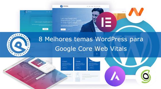 Melhores temas WordPress para Google Core Web Vitals GeneratePress